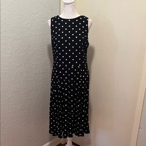 Ralph Lauren Black Polka Dot Dress